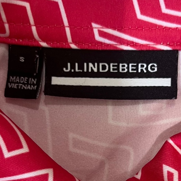 J. Lindeberg Print Sleeveless Shirt Polo size S & matching Gwen Short size 26 - Picture 3 of 10